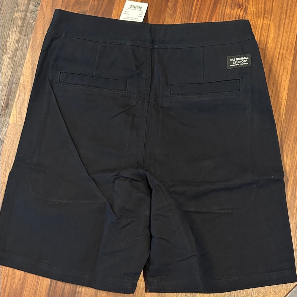 Pas Normal Unisex Off-race Cotton Twill Shorts